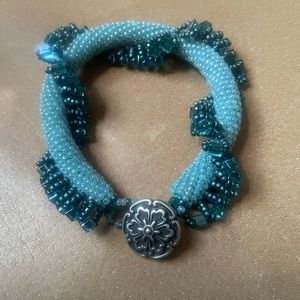 Unique beaded bracelet handmade